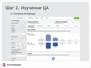 Шаг 2. Изучение ЦА
2.1 Facebook Ad Manager
 