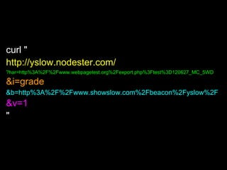 curl "
http://yslow.nodester.com/
?har=http%3A%2F%2Fwww.webpagetest.org%2Fexport.php%3Ftest%3D120627_MC_5WD

&i=grade
&b=http%3A%2F%2Fwww.showslow.com%2Fbeacon%2Fyslow%2F
&v=1
"
 