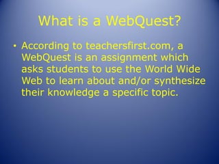 Web Quest