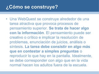 Modelo WebQuest | PPTX | Educational Assessment | Education