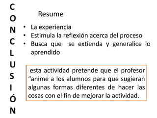 Consisten en:  en una lista de sitios Web que el profesor ha localizado para ayudarle al estudiante a completar la tareaRECURSOSEstos son seleccionados previamente  para que : el estudiante pueda enfocar su atención en el tema  en lugar  de navegar a la deriva. No necesariamente todos los Recursos deben estar en Internet, La mayoría de las WebQuest más recientes incluyen los Recursos en la sección correspondiente al Proceso. 