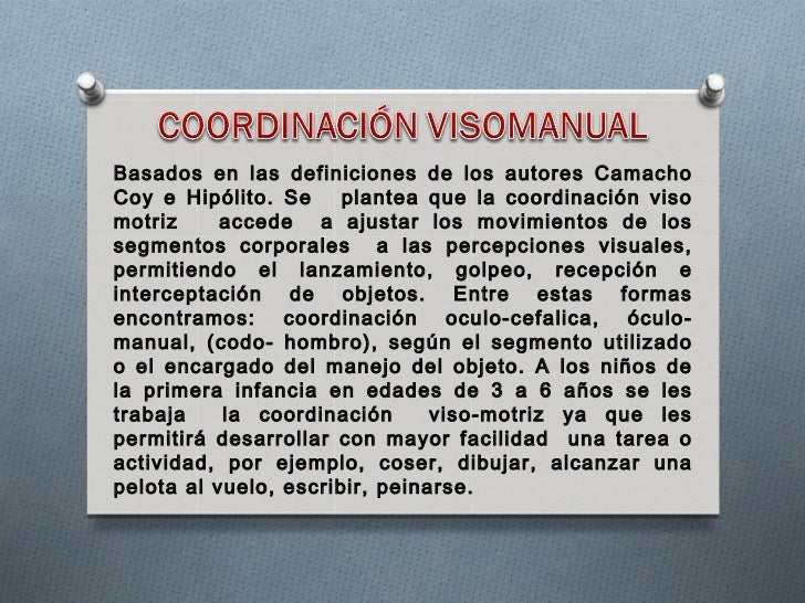 Coordinacion
