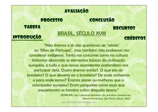 WEBQUEST BRASIL EMANCIPACIONISTA
