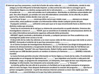 Webquest historia-de-internet | PPS