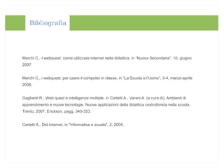 Introduzione ai Webquest