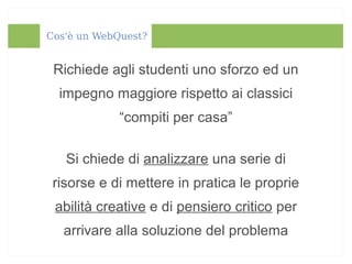 Introduzione ai Webquest