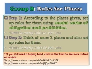 *If you still need a helping hand, click on the links to see more videos
 *If you still need a helping hand, click on the links to see more videos
on modals:
 on modals:
 http://www.youtube.com/watch?v=NUMLDz-Cs7A
http://www.youtube.com/watch?v=NUMLDz-Cs7A
 http://www.youtube.com/watch?v=j8jQpLf1WkY
http://www.youtube.com/watch?v=j8jQpLf1WkY
 