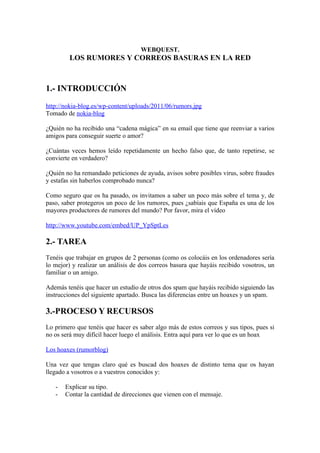 Webquest. rumores en la red[1]