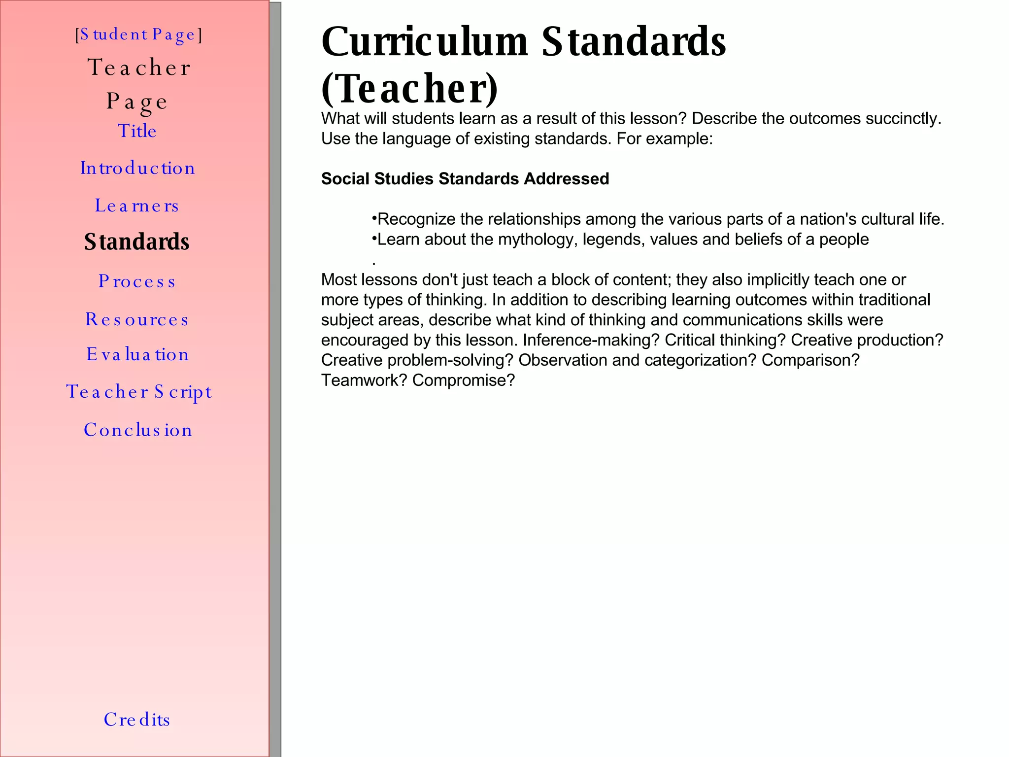 WebQuest Template PPT