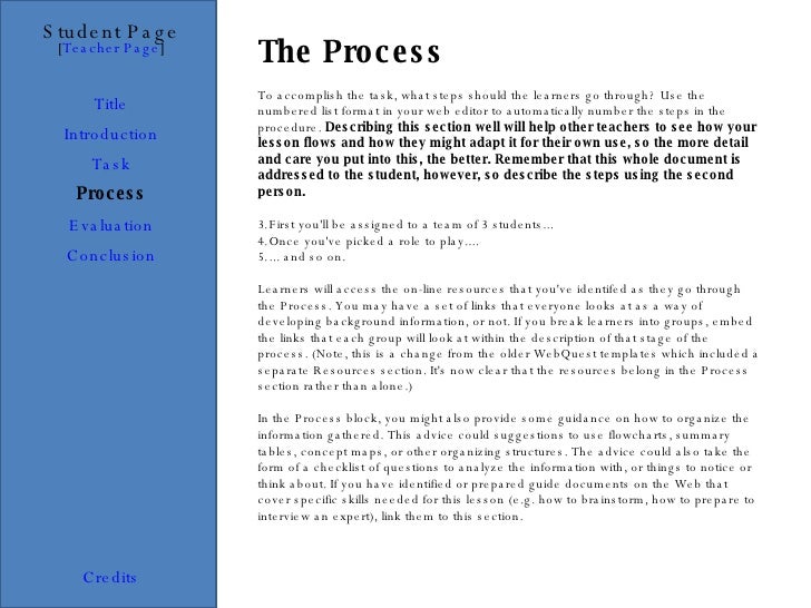 WebQuest Template WebQuest Template