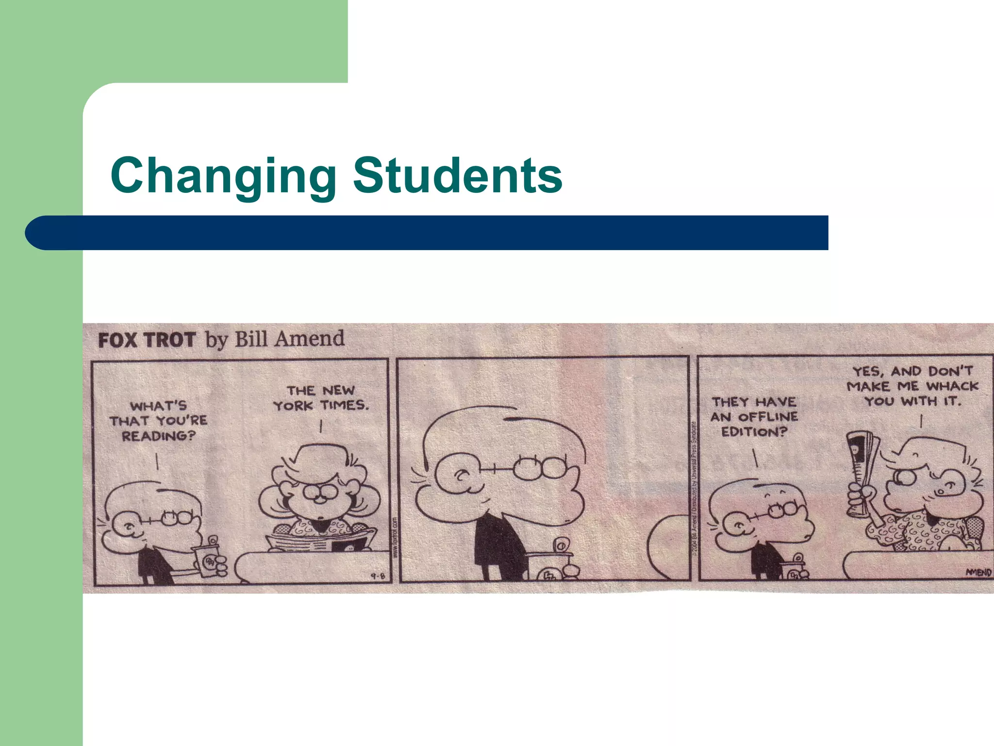 Changing Students 