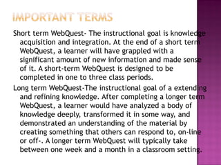 Web Quest 101