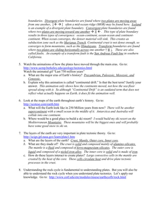 Webquest answers | DOCX
