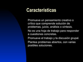 TAREA: se indica qué es lo que tienen que presentar al final (parte más importante).
