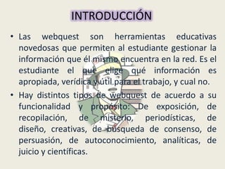 Webquest conectores y periodismo | PPTX
