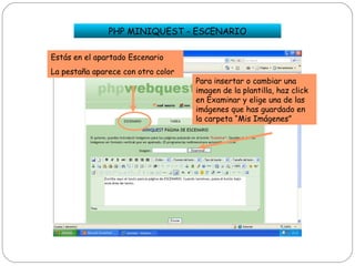 Webquest con php webquest