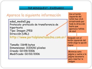 Webquest con php webquest
