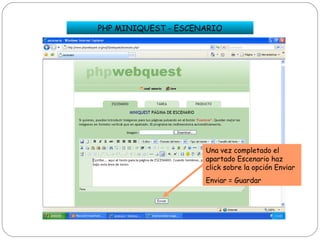 Webquest con php webquest
