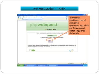 Webquest con php webquest