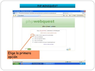Webquest con php webquest