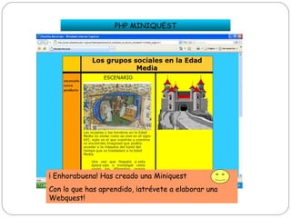 Webquest con php webquest