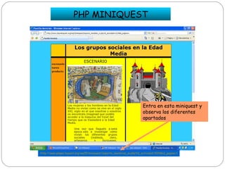 Webquest con php webquest