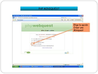 Webquest con php webquest
