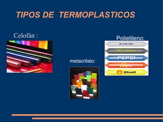 TERMOESTABLES Son más resistentes al calor que los termoplásticos y cuando se calientan no se funden, sino que los enlaces que mantienen unidas las moléculas que forman el material se destruyen y este se degrada. Esto quiere decir que no pueden reciclarse mediante calor, puesto que no pueden refundirse para darles una nueva forma, aunque existen procedimientos de reciclado químico. 