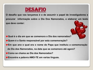 Para isso, recorram às páginas que estão nos recursos.