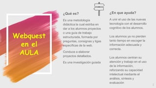 Webquest informacion elemental | PPTX