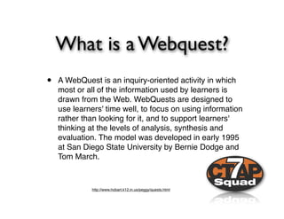 One Period Webquests