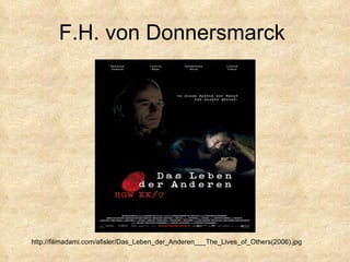 F.H. von Donnersmarck  http://filimadami.com/afisler/Das_Leben_der_Anderen___The_Lives_of_Others(2006).jpg 
