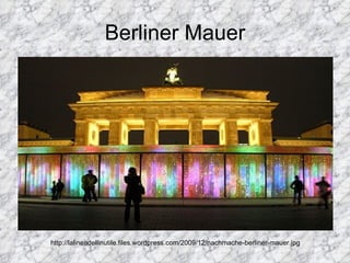 Berliner Mauer http://lalineadellinutile.files.wordpress.com/2009/12/nachmache-berliner-mauer.jpg