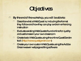 All About Webquests | PPT