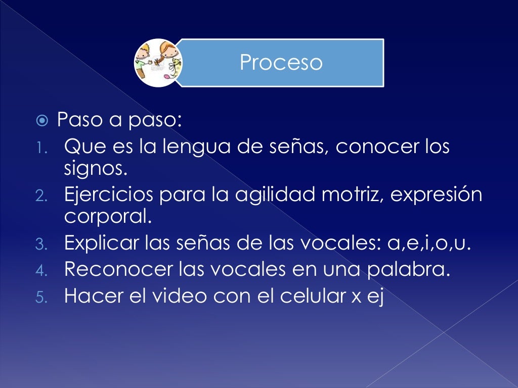 Lengua De Senas Para Preescolar