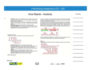 Guia Rápido - Audacity
 