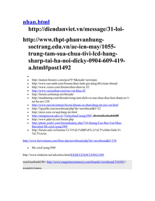 Web rao vặt | PDF