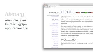 history
real-time layer
for the bigpipe
app framework
 