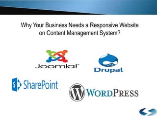 Why Your Business Needs a Responsive Website
on Content Management System?

 