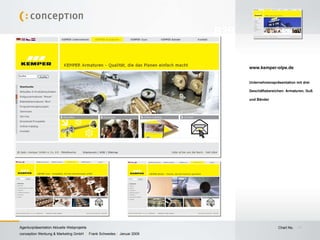 www.kemper-olpe.de Unternehmenspräsentation mit drei  Geschäftsbereichen: Armaturen, Guß  und Bänder B2B 