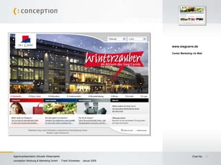 www.siegcarre.de Center Marketing via Web SONSTIGE 