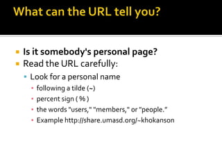 Assessing Web Reliability | PPTX