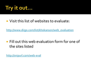 Assessing Web Reliability | PPTX