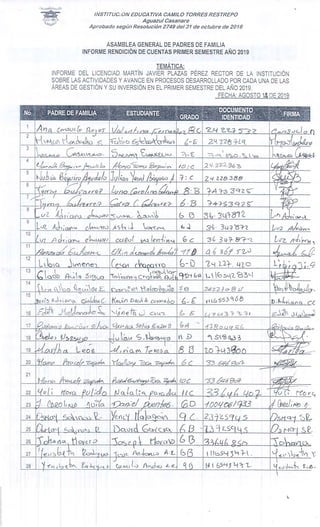 RENDICION DE CUENTAS 2019