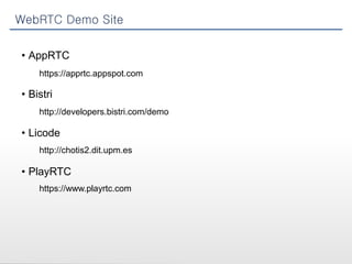An Introduction to WebRTC | PPTX