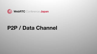 P2P / Data Channel
 