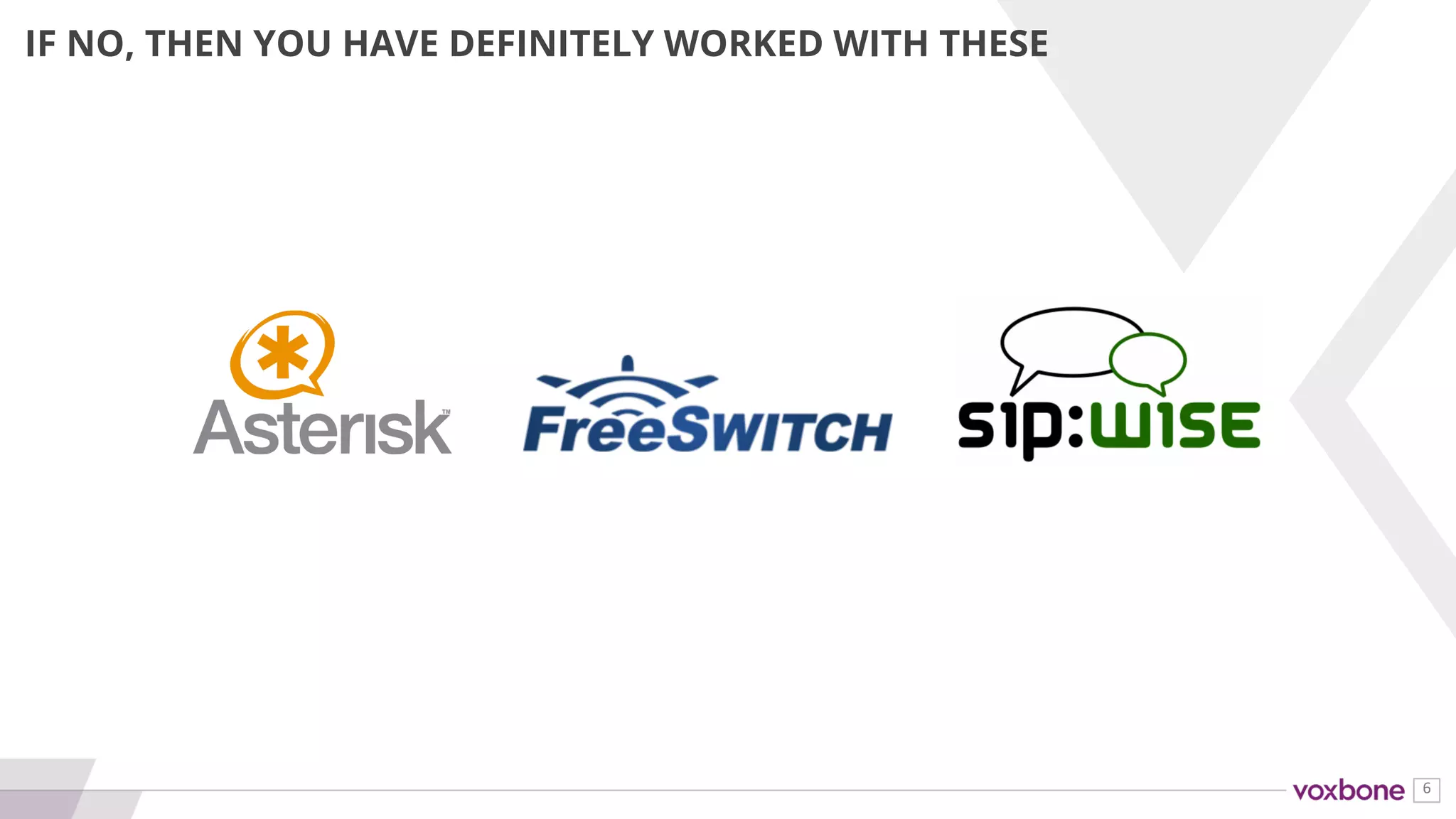 6
How did we get here?
 