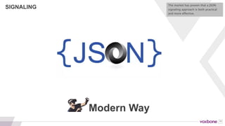 34
Make Your own Server
Simple Socket.IO server:
• Only 32 lines
• No logic, it only forwards
messages
See more of César’s talk here: https://youtu.be/HS1eKPL4f1o
In many cases, making your own
signaling server isn’t so hard or you
can leverage existing web-oriented
signaling systems.
 