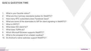 THANK YOU
@voxbone blog.voxbone.com
www.voxbone.com company/voxbone /voxboneSA/
 