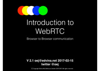 Webrtc overview | PDF